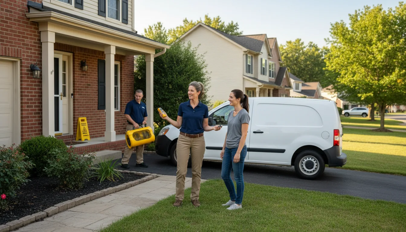 Residential water damage restoration in Hubbardsville, NY